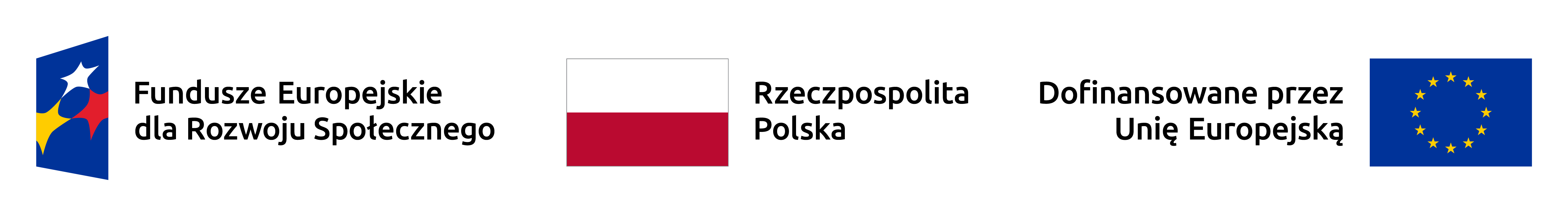 Logotypy uni europejskiej i polski