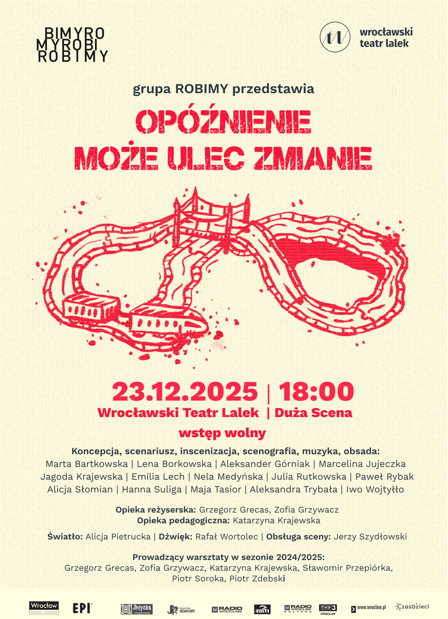 Plakat pokazu grupy robimy